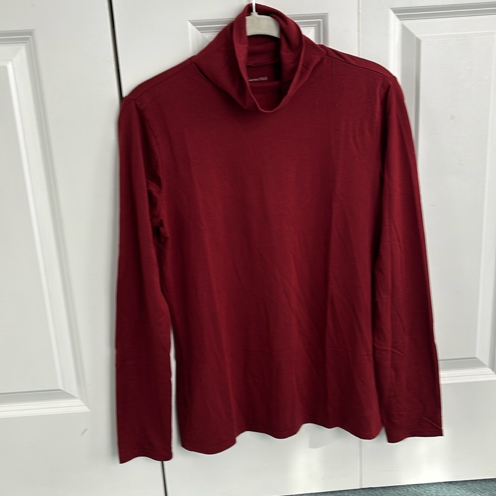 Garnet Hill mock neck essential top
